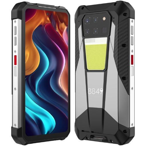 Unihertz Tank 3, 16GB+512GB, 200MP, 23800mAh, 5G, Black - 1
