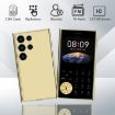 V8 Card Mobile Phone, 2.01", Bluetooth, FM, Torch, Dual SIM, Sky Blue - 2