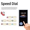 V8 Card Mobile Phone, 2.01", Bluetooth, FM, Torch, Dual SIM, Sky Blue - 4