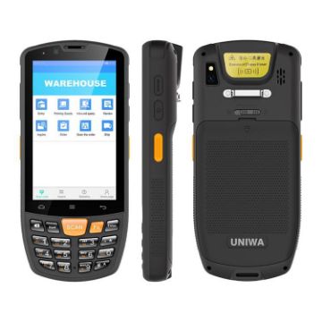 UNIWA HS006 Industrial PDA, 2GB+16GB, 4" Android 11, QR & NFC, 4G UK Plug - 1