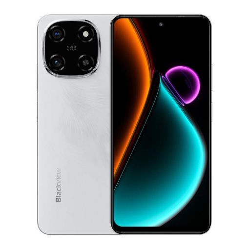 Blackview COLOR 6, 8GB+128GB, 6.67" Android 15, 4G (Snowy White) - 1