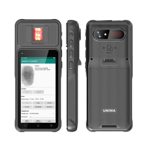 UNIWA F501 Scanner Phone, 5.0" Android 12, 4G, 2GB+32GB, Black - 1
