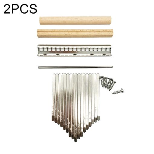 17 Tone Thumb Piano Keys & Pick Kit - 2 PCS Kalimba Accessories - 1