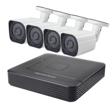 A4B6 4Ch IP Camera NVR Kit, Night Vision, Motion Detection, 15m IR - 1