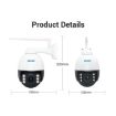 ESCAM Q5068 5MP WiFi Pan/Tilt Camera, 4X Zoom, Night Vision, US Plug - 5