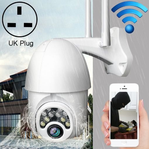Q10 Outdoor WiFi Camera with Night Vision & Motion Detection, UK Plug - 1