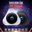 ESCAM Q8 960P 1.3MP WiFi IP Camera, Motion/Night, AU Plug, White - 5
