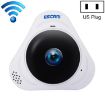 ESCAM Q8 960P 360 WiFi IP Camera, Motion/Night Vision, US Plug - 1