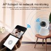 ZAS-5G01 1080P 5G WiFi Panoramic Camera, 64GB, Night Vision, EU Plug - 3