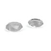 2 PCS Clear White Diamond Texture Grip Caps for PS5 Games - 1