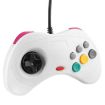 White USB Game Controller Handle for Sega Saturn Computer - 2