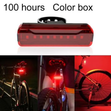 A02 LED Bicycle Taillight USB Charging Safety Light (100 Hours) - 1