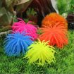 Simulation Sea Urchin Ball Coral, Small, 7cm, Yellow Aquarium Decor - 3