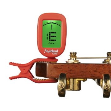 Accurate Clip-On Chromatic Tuner for Guitar, Bass, Violin, Ukulele - 1
