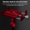 BIKERSAY MP005 Red Aluminum Alloy Phone Holder for Bikes - 5