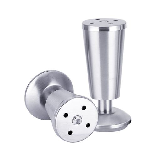 Adjustable 120mm Stainless Steel Cupboard Foot, Thickened Cup Type - 1