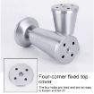 Adjustable 120mm Stainless Steel Cupboard Foot, Thickened Cup Type - 4