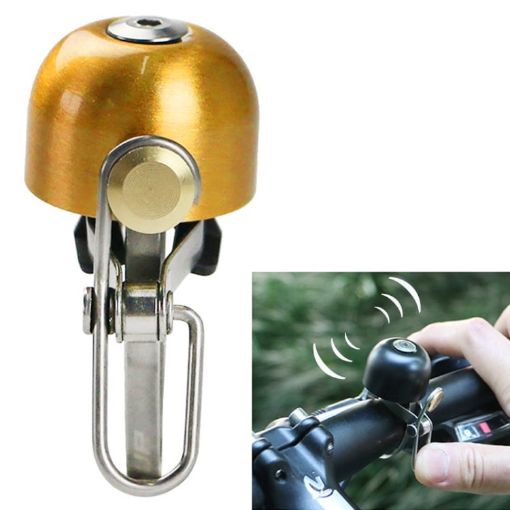 Retro Copper Bicycle Bell - Gold Cycling Accessories - 1