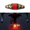 Wireless Remote Bicycle Tail Light with Turn Signal (Black) - 1