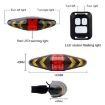Wireless Remote Bicycle Tail Light with Turn Signal (Black) - 4