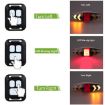 Wireless Remote Bicycle Tail Light with Turn Signal (Black) - 6
