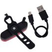 AQY-096 Red LED Bike Taillight IPX4 USB Rechargeable Detachable - 5