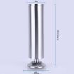 Stainless Steel Thick Column Sofa Cabinet Foot, 350mm Height - 2