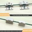 Glass Hinge, Open Hole Free, Brushed Surface, L, 8-10mm - 4
