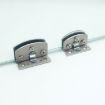 Glass Hinge, Open Hole Free, Brushed Surface, L, 8-10mm - 6