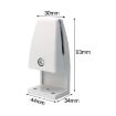 White L Shape Aluminum Alloy Office Desktop Screen Partition Clip - 2