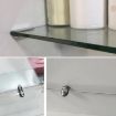 Zinc Alloy 8mm Double-sided Glass Fixing Clamp Bracket - 5