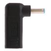 USB-C Female to 4.5x3.0mm Male Elbow Adapter Connector (Blue) - 3