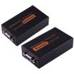 VGA & Audio Extender 1920x1440 HD 100m Cat5e/6 Adapter US Plug - 1