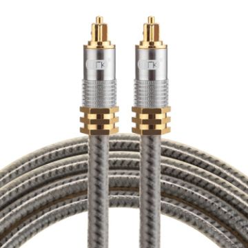 EMK 1.5m Gold Plated Toslink Male Digital Optical Audio Cable - 1