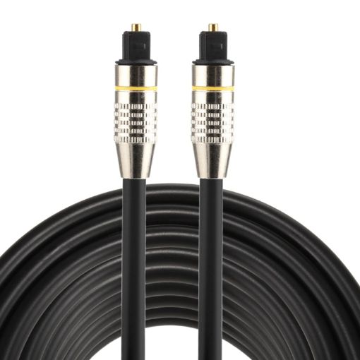 8m Nickel Plated Toslink Male to Male Optical Audio Cable 6.0mm OD - 1