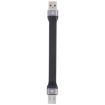 10Gbps USB Male to Male Flat Sync Data Fast Charging Cable - 3
