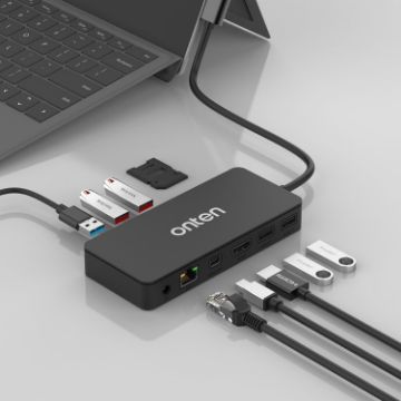 Onten SD12 12-in-1 Docking Station for Microsoft Surface - 1