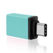 Blue Aluminum USB-C to USB 3.0 Adapter (Data/Charger) - 2