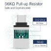 Blue Aluminum USB-C to USB 3.0 Adapter (Data/Charger) - 4