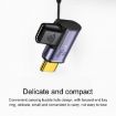 100W USB-C Magnetic Elbow Adapter Male to Female Charger - 3