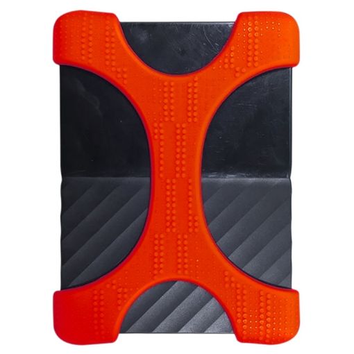 Red Silicone Case for 2.5" WD/Seagate/Toshiba Portable Hard Drive - 1