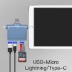 USB-C/Type-C + 8PIN Docking Station NK-939C (Blue) - 4