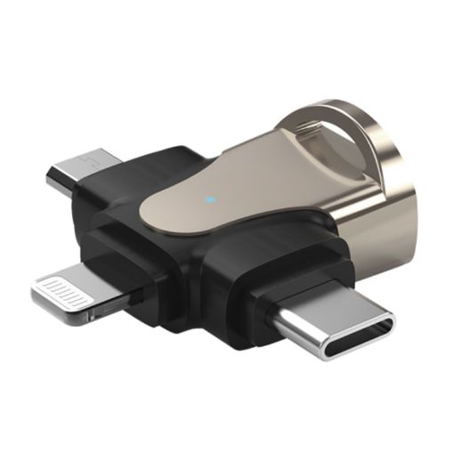 Gold 3 In 1 OTG Adapter - 1