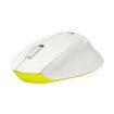 Logitech M330 Wireless Mouse with USB Receiver, Optical, Mute, White - 3