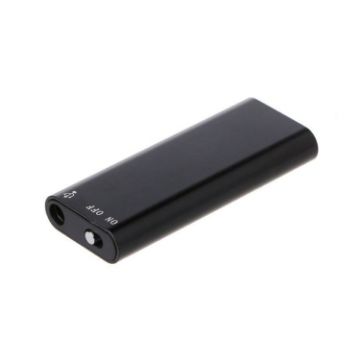USB Recorder Pen 4GB MP3 Player Memory Pen for Meetings (Black) - 1