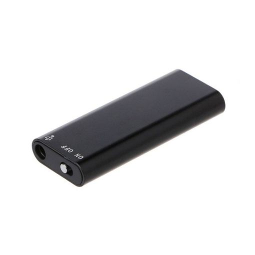 USB Recorder Pen 4GB MP3 Player Memory Pen for Meetings (Black) - 1