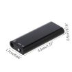 USB Recorder Pen 4GB MP3 Player Memory Pen for Meetings (Black) - 2