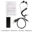 USB Recorder Pen 4GB MP3 Player Memory Pen for Meetings (Black) - 5