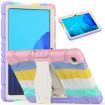 Samsung Galaxy Tab A7 T500 Shockproof Case with Holder, Pink - 2