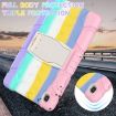 Samsung Galaxy Tab A7 T500 Shockproof Case with Holder, Pink - 5
